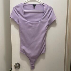 Lavender Short Sleeve Bodysuit